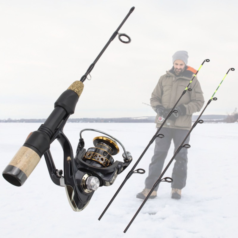 60cm 2 dicas haste carretel co - Ice Fishing Tip Up avaliação e preço