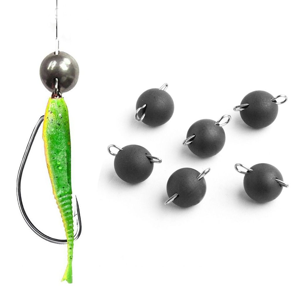 1pc preto fosco chumbadas de t - Fishing Equipment Carp avaliação e preço