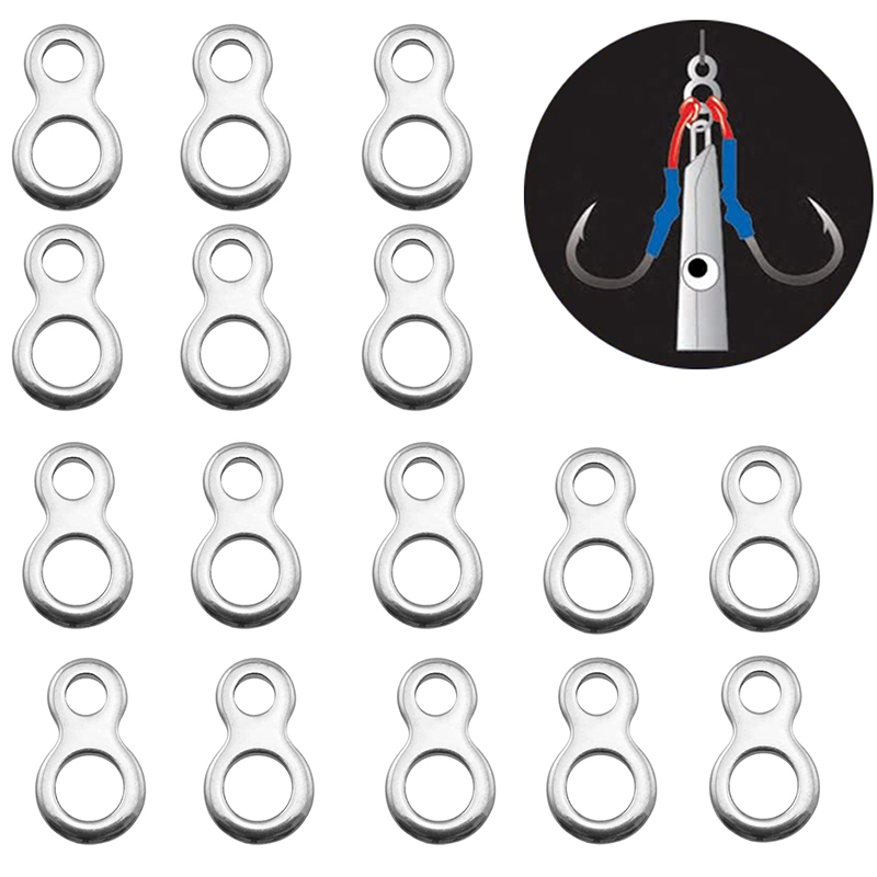 10-50Pcs Aço Inoxidável Pesca  - Fishing Equipment Cheap avaliação e preço