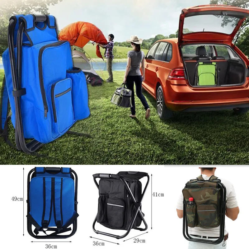 2 em 1 dobrável cadeira de pes - Fishing Equipment Bag avaliação e preço